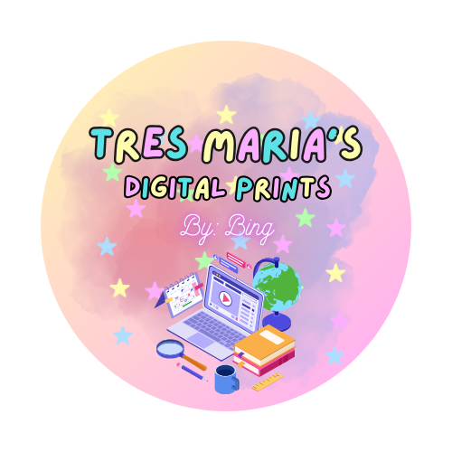 Tres Maria's Digital Prints Logo